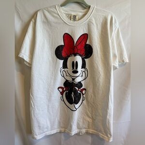 Disney Minnie Mouse T-Shirt Lg Woman